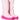 Front View Azalea Wang My All Faux Leather Boot In Pink