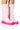 Front View Azalea Wang My All Faux Leather Boot In Pink