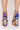 Detail View Azalea Wang My Kinda Party Chunky Sandal In Blue