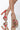 Front View Azalea Wang My Kinda Party Chunky Sandal In Red