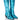 Front View Azalea Wang My Sweetheart Sequin Embellished Boot In Blue