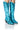 Front View Azalea Wang My Sweetheart Sequin Embellished Boot In Blue