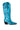 Side View Azalea Wang My Sweetheart Sequin Embellished Boot In Blue