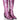 Front View Azalea Wang My Sweetheart Sequin Embellished Boot In Pink