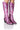 Front View Azalea Wang My Sweetheart Sequin Embellished Boot In Pink