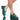 Front View Azalea Wang My Way Flatform Loafer In Green Croc