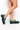 Side View Azalea Wang My Way Flatform Loafer In Green Croc