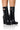 Front View Azalea Wang Nayeli Chunky Handle Bootie In Black