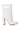 Side View Azalea Wang Nayeli Chunky Handle Bootie In White