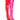 Front View Azalea Wang Neapolitan Colorblock Thigh High Boot In Red