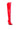 Back View Azalea Wang Neapolitan Colorblock Thigh High Boot In Red