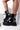 Side View Azalea Wang Need More Chains Bootie In Black in Black