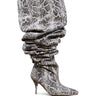 Detail View Azalea Wang Nemy Snake Extreme Slouch Boot