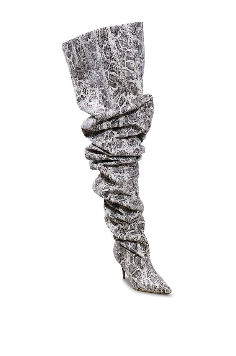 Extra View Azalea Wang Nemy Snake Extreme Slouch Boot