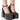 Front View Azalea Wang Nessa Embellished Pump In Black