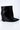 Back View Azalea Wang Never A Bad Idea Wedge Bootie In Black in Black Pu