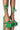 Front View Azalea Wang Never Been Better Chunky Sandal In Green