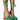 Front View Azalea Wang Never Been Better Chunky Sandal In Green