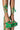 Front View Azalea Wang Never Been Better Chunky Sandal In Green