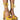 Front View Azalea Wang Never Been Better Chunky Sandal In Yellow