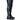 Front View Azalea Wang New Rules Thigh High Stretch Boot In Black