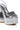 Full View Azalea Wang Newton Chunky Sculpted Heel Sandal In Silver