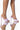 Front View Azalea Wang Nice Girl Stiletto Sandal In Pink