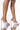 Front View Azalea Wang Nice Girl Stiletto Sandal In Pink