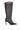 Side View Azalea Wang Nicolai Black Mesh Knee High Boot