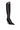 Back View Azalea Wang Nicolai Black Mesh Knee High Boot