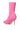 Detail View Azalea Wang Nicoletta Pink Kitten Heel Sock Bootie