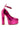 Side View Azalea Wang Night Moves Platform Pump In Fuchsia