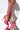 Front View Azalea Wang Nights In Miami Stiletto Sandal In Fuchsia in Fuchsia