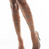 Front View Azalea Wang Nights In Miami Stiletto Sandal In Grey