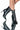 Front View Azalea Wang Nights In Vegas Stiletto Bootie In Black