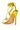 Full View Azalea Wang Nitika Strappy Tie Up Pointed Toe Stiletto In Yellow