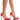 Front View Azalea Wang No Games Stiletto Pump In Red