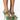 Front View Azalea Wang No More Lies Stiletto Sandal In Green