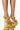 Front View Azalea Wang No More Lies Stiletto Sandal In Marigold