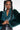 Front View Azalea Wang Nolla Faux Fur Arms Croc Moto Jacket