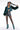 Back View Azalea Wang Nolla Faux Fur Arms Croc Moto Jacket