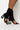 Back View Azalea Wang Not Letting You Go Tonight Chunky Heel Bootie in Black