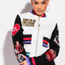 Front View Azalea Wang Not Yours Fitted Sock Band Bomber