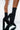 Front View Azalea Wang Nothing Lasts Forever Chunky Bootie In Black