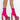 Front View Azalea Wang Notice Me Chunky Bootie In Fuchsia