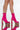 Front View Azalea Wang Notice Me Chunky Bootie In Fuchsia