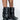 Front View Azalea Wang Off The Grid Wedge Bootie In Black