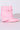 Back View Azalea Wang Off The Grid Wedge Bootie In Light Pink