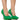 Front View Azalea Wang Off To The Races Futuristic Pump In Green