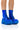 Front View Azalea Wang Olympia Blue Chunky Bootie